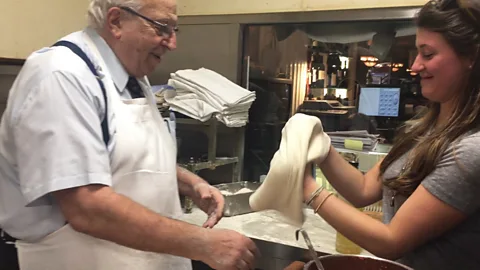 Danielle Oteri Joe Migliucci's grandfather opened Mario's at its current location 101 years ago (Credit: Danielle Oteri)