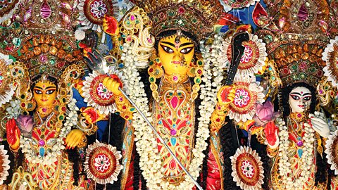 A murti of the goddess Durga