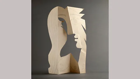 RMN-Grand Palais, Musée National Picasso/ Béatrice Hatala/ Succession/ DACS Picasso made paper cut-outs throughout his whole career, including Head of a Woman (1962)
