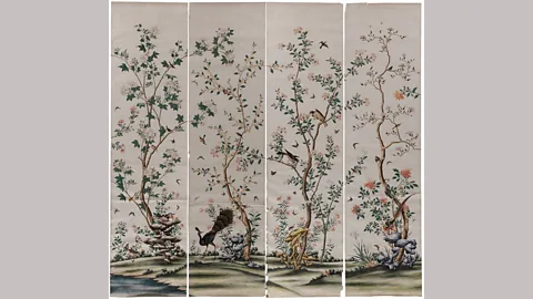 Sotheby’s Perfectly preserved Chinese exported wallpaper was found in the attic at Spetchley, reflecting previous generations’ tastes and passions