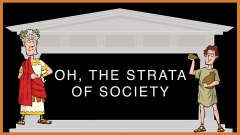 4. Oh, the strata of society