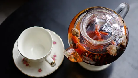 S_Z/Getty Images In China, goji berry tea is considered to have many health benefits (Credit: S_Z/Getty Images)