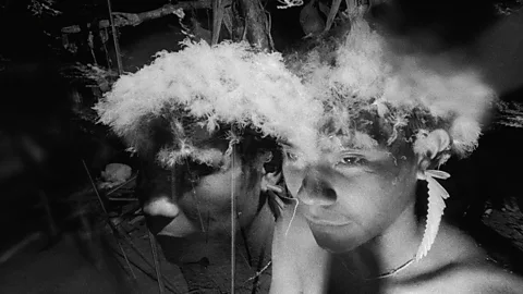 Claudia Andujar Using Vaseline-smeared lenses, long exposures and infrared filters, Andujar’s images reflect the spiritual aspect of Yanomami culture (Credit: Claudia Andujar)