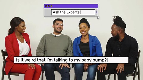 Ask the Experts: Is it weird that I'm talking to my baby bump? 