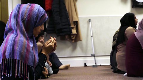 Women in the Haseeb's mosque