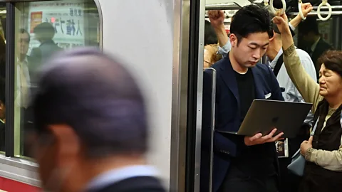 Getty Images Certain commutes are more suited for working than others, depending on the mode of transport, crowdedness and wi-fi capability (Credit: Getty Images)