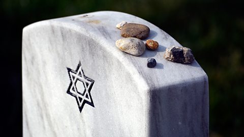 A Jewish grave at Arlington National Cemetery in the USA