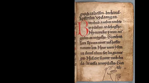 Chris Griffiths The Black Book of Carmarthen is the earliest surviving complete manuscript written in Welsh (Credit: Chris Griffiths)