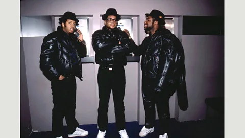 Alamy Run-DMC – (from left) Joseph Simmons, Darryl McDaniels and Jason Mizell – were sponsored by Adidas after releasing an ode to the footwear brand in 1986 (Credit: Alamy)