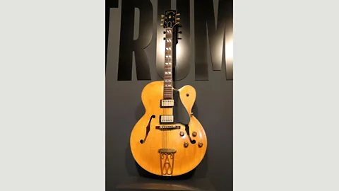 Alamy Chuck Berry recorded Johnny B Goode on his Gibson; the song was partly autobiographical, about an illiterate ‘country boy’ who might one day have his ‘name in lights’