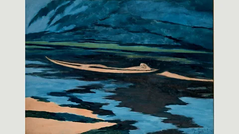 Private collection/Photo: Luc Schrobiltgen Spilliaert’s eerie, enigmatic works, such as The Shipwrecked (1926) inhabit a twilight netherworld between reality and dream