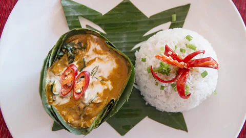 urf/Getty Images The Khun brothers are currently trialling an amok pie, based on the classic Khmer fish curry laced with lemongrass, coconut milk and chilli (Credit: urf/Getty Images)