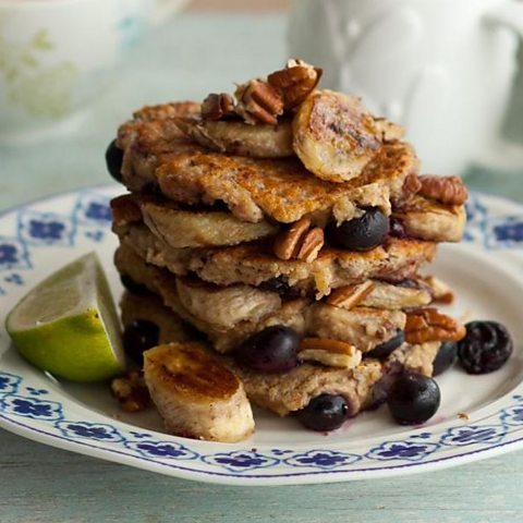 Egg-free, flour-free pancakes