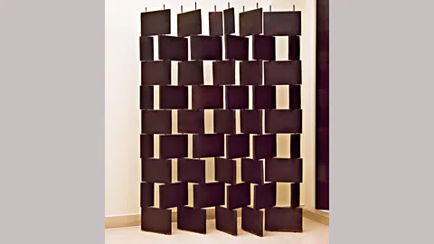 This screen prototype was created in 1918 and indicates Gray’s forward-thinking aesthetic