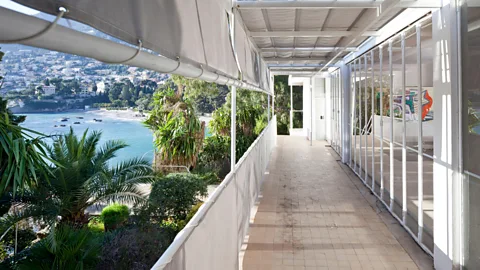 Alamy The E-1027 villa's wide terrace was designed to afford a beautiful and peaceful ocean view