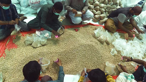 Asif Hassan/Getty Images Since the pandemic, many charity organisations in Pakistan have reported a surge in food and monetary donations (Credit: Asif Hassan/Getty Images)