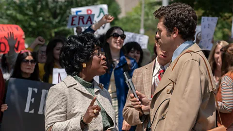 FX/Hulu Uzo Aduba (left) is fierce and poignant as Shirley Chisholm, the first black woman in Congress