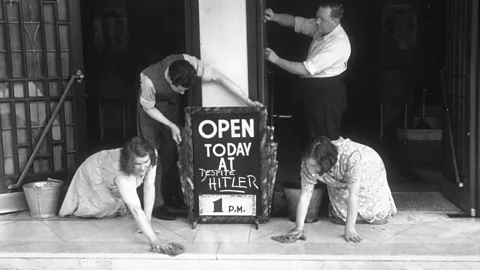 Getty Images British cinemas were briefly shut at the beginning of World War Two, but the government soon bowed to demand to reopen them (Credit: Getty Images)