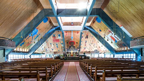 Maciej Lulko The Church of the Holy Spirit, in Tychy, was designed by Stanislaw Niemczyk