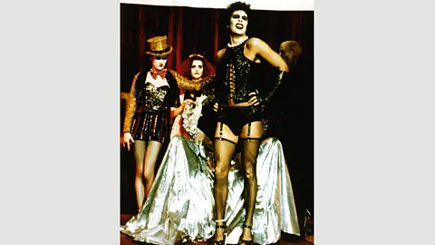 Alamy Starring Tim Curry and Susan Sarandon, The Rocky Horror Picture Show (1975) has a fervent cult following, inspiring singalongs in fancy dress (Credit: Alamy)