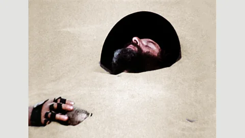 Alamy El Topo is billed as featuring a ‘mysterious black-clad gunfighter who wanders a mystical Western landscape encountering multiple bizarre characters’ (Credit: Alamy)