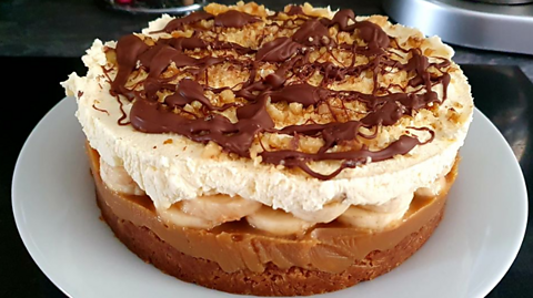 Image of banoffe pie from Facebook by Andrea Buckley