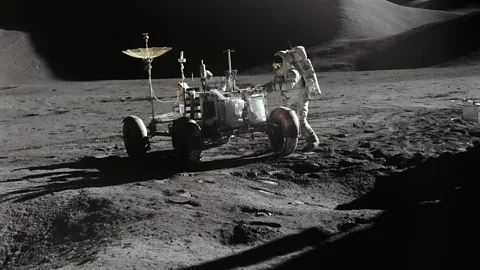 Nasa/Getty Images Apollo astronaut on Moon (Credit: Nasa/Getty Images)