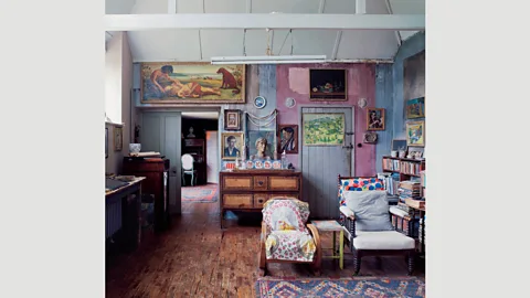 Richard Powers Charleston is the countryside farmhouse that the Bloomsbury Group made their own, hand painting the walls