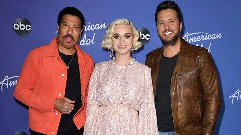 Getty Images In the US, reality TV shows such as American Idol have seen their audiences spike in recent weeks (Credit: Getty Images)
