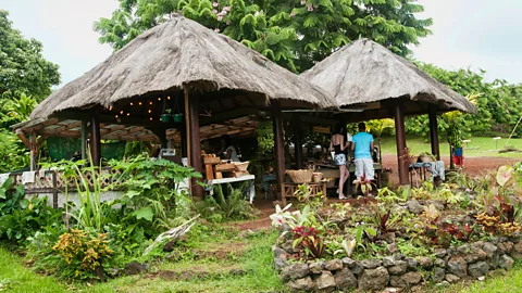 Beth Dixson/Alamy Many farmstands on Maui sell fresh banana bread (Credit: Beth Dixson/Alamy)