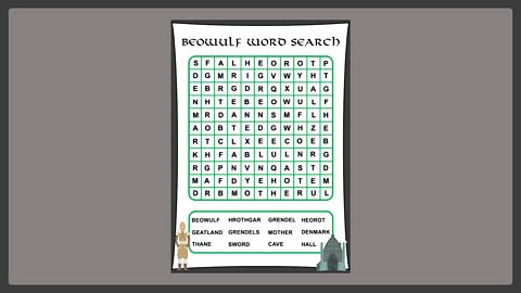 Word search puzzle