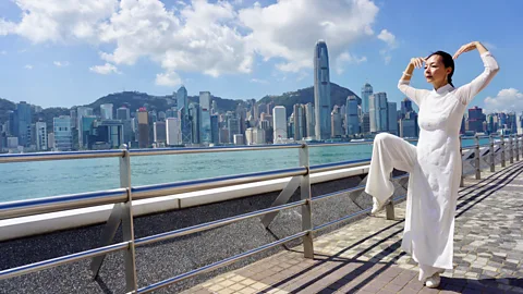 Matthew Keegan Linda Fung practices tai chi every morning to achieve a balance in her life (Credit: Matthew Keegan)