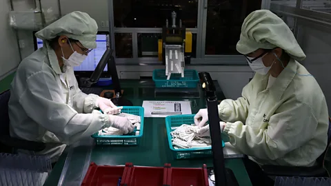 Getty Images Scientists are currently trying to figure out if Covid-19 patients develop enough antibodies to stop them being infected twice (Credit: Getty Images).