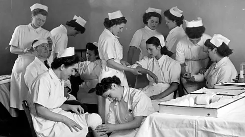 Getty Images The war also spurred massive social changes, such as the development of universal health care in countries including the UK (Credit: Getty Images)