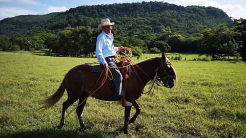 Jorge Vindas José Bonafacio Villegas retired at 95 – 30 years after the standard retirement age in Costa Rica (Credit: Jorge Vindas)