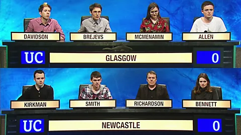 The UK’s University Challenge is based on the US student TV quiz College Bowl