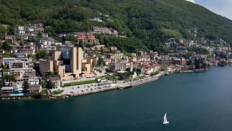 Fabrice Coffrini/Getty images The village of Campione d’Italia has a prime location on Lake Lugano (Credit: Fabrice Coffrini/Getty images)