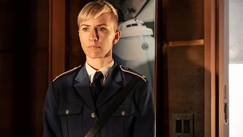Justina Mintz Mickey Sumner plays Bess Till, a security officer called investigating the central murder