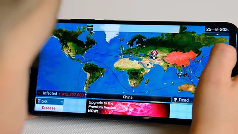 Alamy Computer game Plague Inc has become hugely popular during the current pandemic (credit: Alamy)