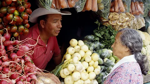 Alamy People from some of the longest lived communities in the world tend to have diets high in fruit and vegetables (Credit: Alamy)