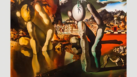 Alamy Surrealist dream paintings, such as Metamorphosis of Narcissus (1937) by Salvador Dalí, depict the inner workings of a dream (Credit: Alamy)