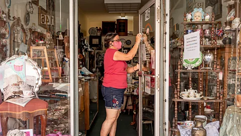 Getty Images If more doors were automatic, one potential source of Covid-19 infection would be mitigated (Credit: Getty Images)