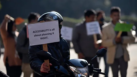 Getty Images In order to become more accessible, experts say, society must integrate more voices of disabled people (Credit: Getty Images)