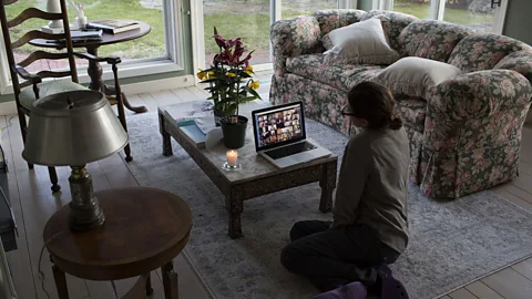 Getty Images Like our phones, video Zoom calls on our computer provide social connection and news during the pandemic, but they still force us to be glued to screens (Credit: Getty Images)