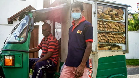 Kaveen Rodrigo Sri Lanka's choon paan trucks have recently been deemed "essential" by the government and returned to the island's streets (Credit: Kaveen Rodrigo)