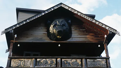 DEA/W BUSS/Getty Images The Ainu worship the bear as a sacred animal, incorporating them into their architecture and traditions (Credit: DEA/W BUSS/Getty Images)