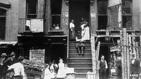 Hulton Archive/Getty Images Unlike other public health officials of the time, Baker concentrated her efforts on tenements like this one (Credit: Hulton Archive/Getty Images)