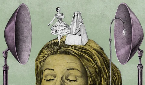 Emmanuel Lafont A clicking sound like the tapping of a flamenco dancer's castanets can produce a rhythm that entrains the brain (Credit: Emmanuel Lafont)