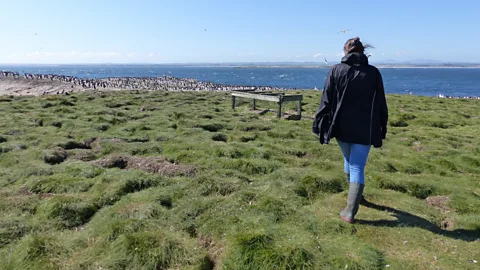 Harriet Reid Harriet Reid spends nine months a year away from civilisation in her job as a ranger (Credit: Harriet Reid)