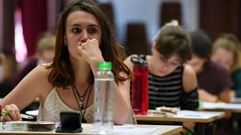 Getty Images A 2013 study showed that the students rated humblest achieved better grades than those who were considered to have more inflated opinions of themselves (Credit: Getty Images)